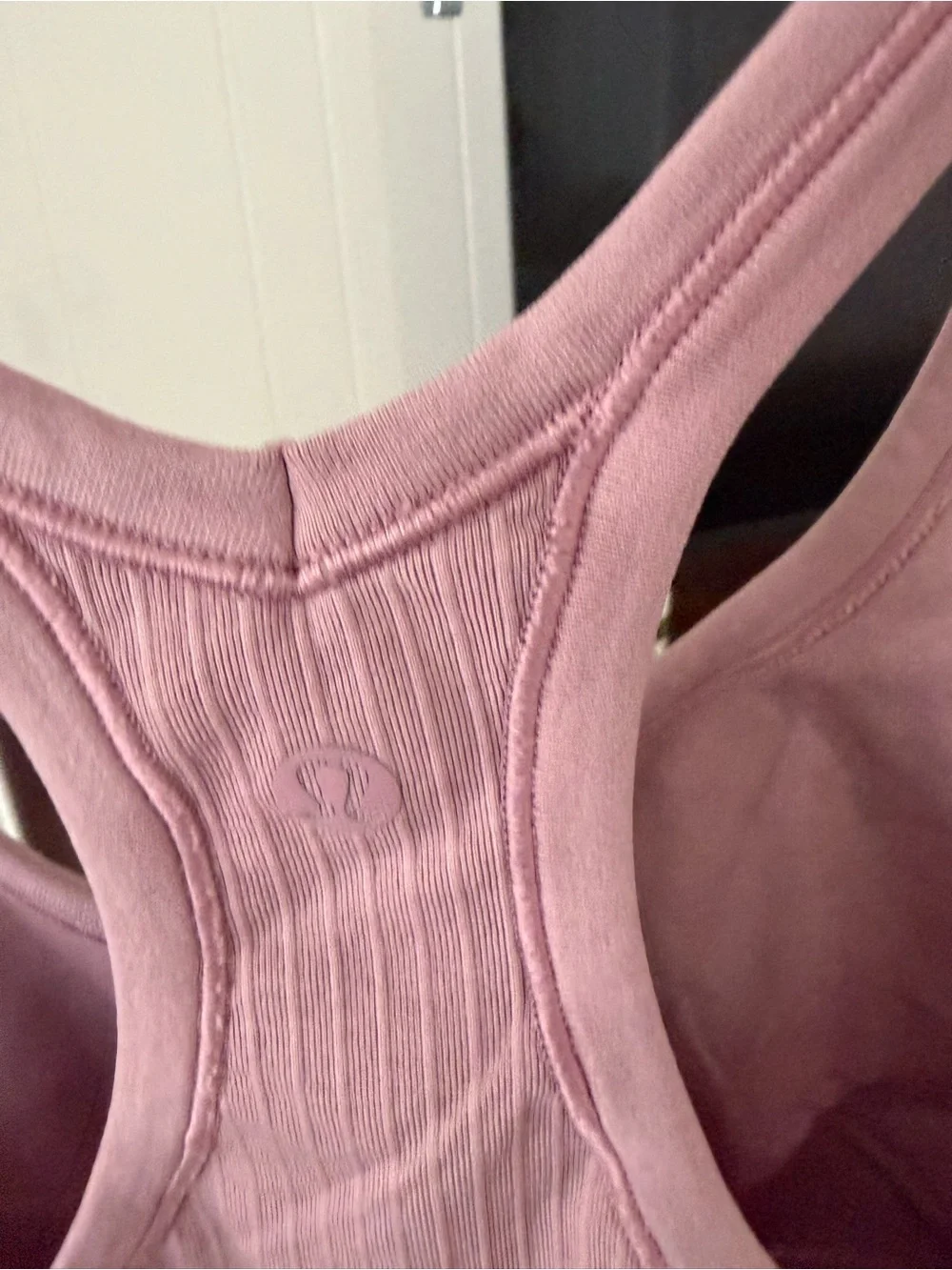 Lululemon Women’s Ribbed Pink Racerback Tank Top